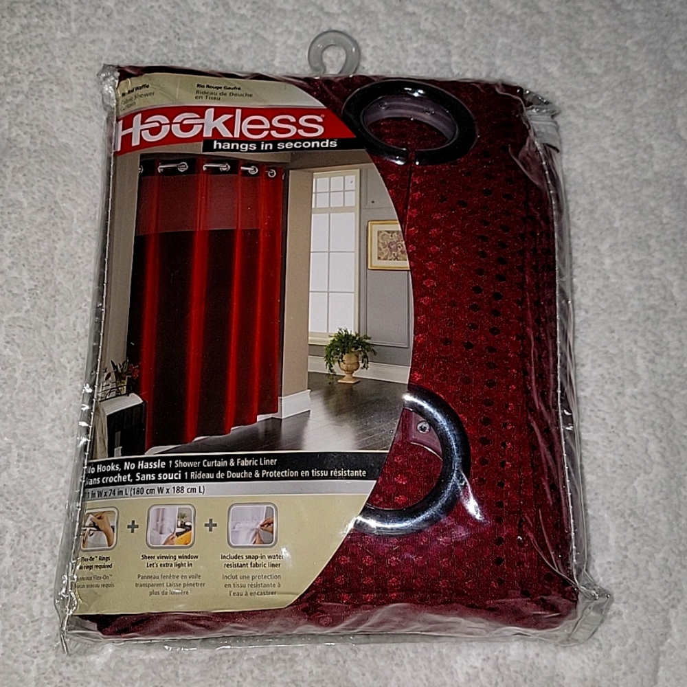 Hook less Shower curtain